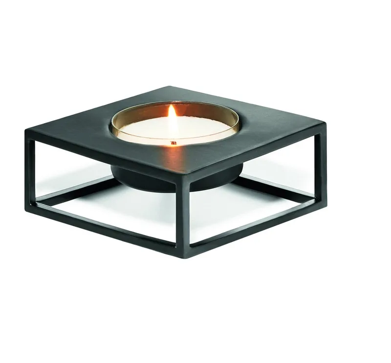 Kerzenlaterne PHILIPPI Teelichthalter SOLERO für Maxiteelicht Größe S, PHILIPPI Teelichthalter SOLERO für Maxiteelicht Größe S by Philippi in Black – product photo