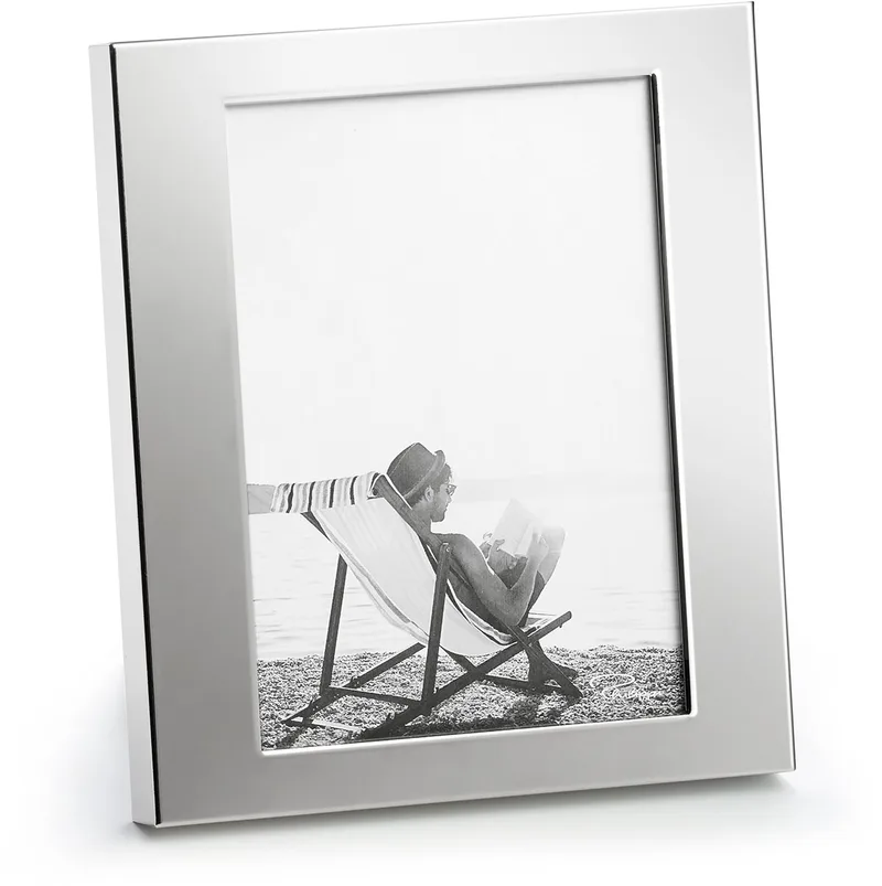 La Plage fotolijst 10x15 cm nikkel, hoogglans gepolijst från Philippi i Silver – produktbild
