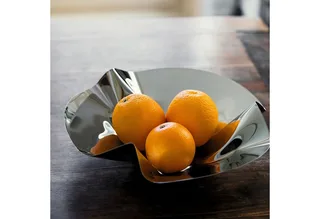 MARGARETE Fruitschaal - RVS Hoogglans Gepolijst - Ø 31 cm by Philippi in Silver – product photo 2 of 2