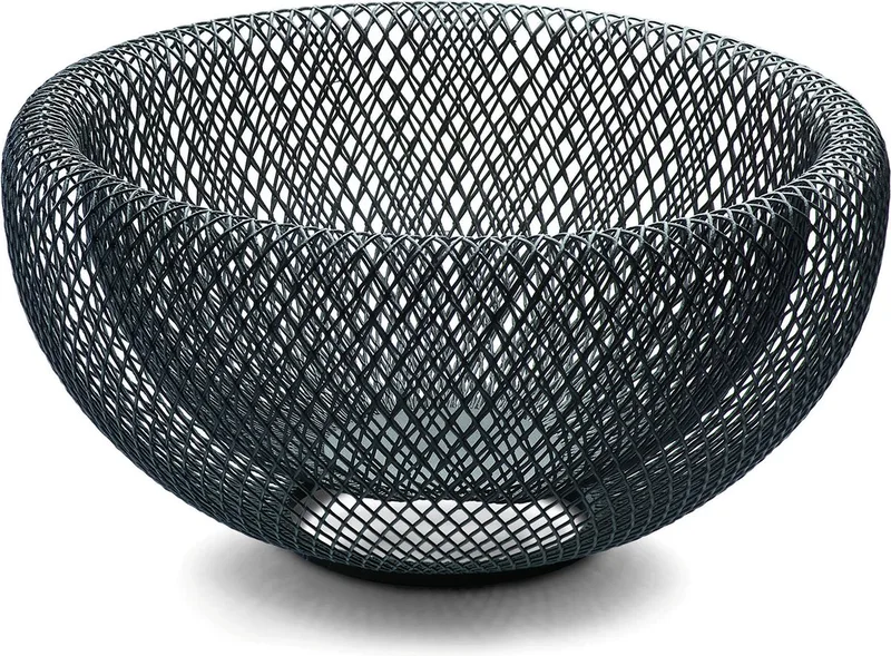MESH Fruitschaal - Staal från Philippi i Brun – produktbild