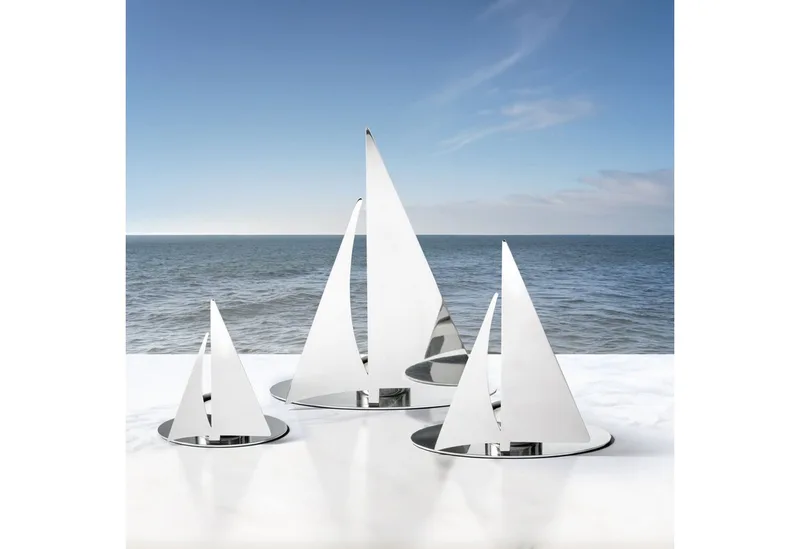 Regatta Kandelaar M - Roestvrij Staal by Philippi in Silver – product photo 2 of 2