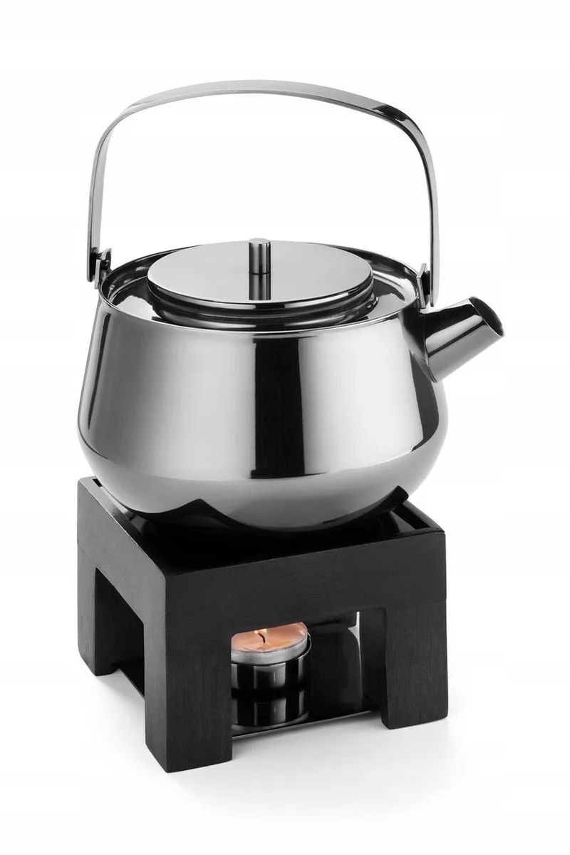 YOKO theepot met warmer, roestvrij staal by Philippi in Black – product photo