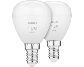 Außen-Wandleuchte Hue LED Lampe E14 2er Set 5,7W 470lm Luster by Philips Hue in White – product photo 1 of 4