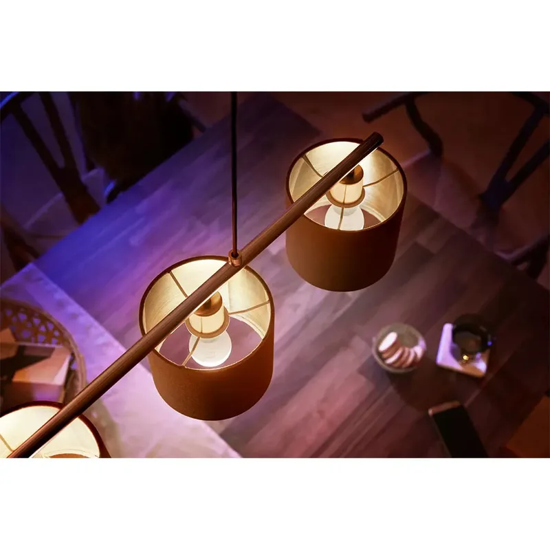 Außen-Wandleuchte Hue LED Lampe E14 2er Set 5,7W 470lm Luster by Philips Hue in White – product photo 3 of 4