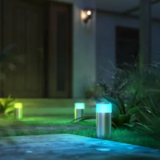 Calla sokkellampe udvid. 25,2 cm alu fra Philips Hue i Aluminium, Hvid – produktbillede 5 af 5