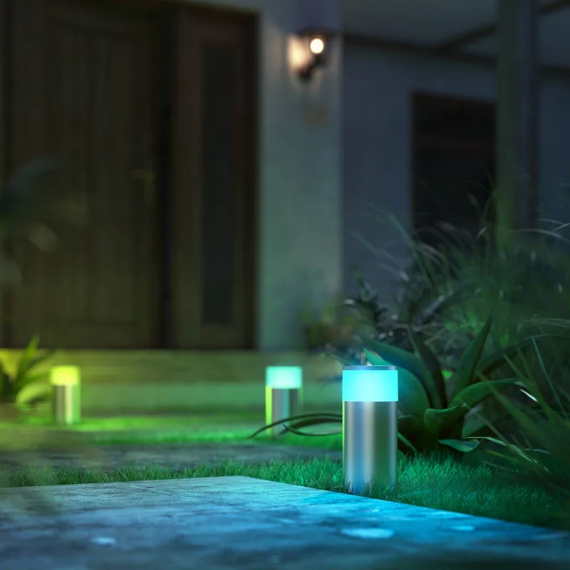 Calla sokkellampe udvid. 25,2 cm alu fra Philips Hue i Aluminium, Hvid – produktbillede 5 af 5