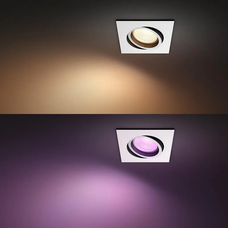 Centura Recessed Square White/Color Amb. White by Philips Hue – product photo