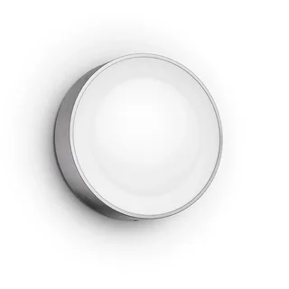 Daylo muurlamp - wit en gekleurd licht - roestvrij staal från Philips Hue i Grå – produktbild 2 av 3