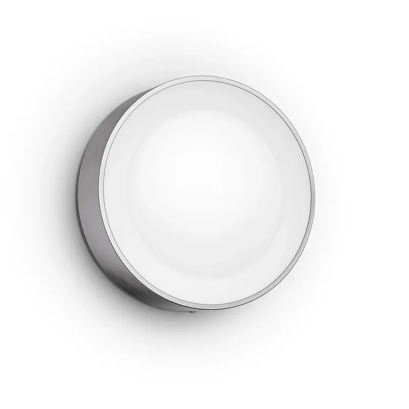Daylo muurlamp - wit en gekleurd licht - roestvrij staal från Philips Hue i Grå – produktbild 2 av 3