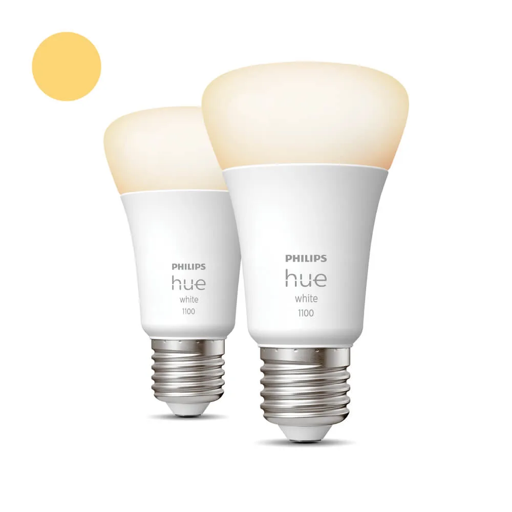 E27 - 10W - White set van 2 - 929002469205 van Philips Hue – productfoto