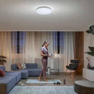 Enrave LED plafondlamp 55,1cm van Philips Hue in Wit – productfoto 3 van 5