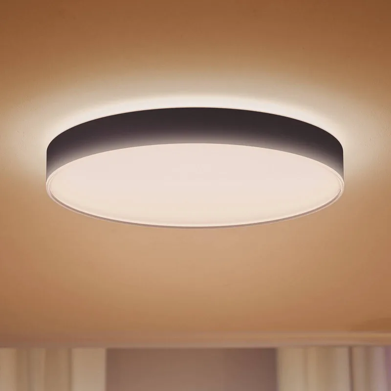 Enrave LED plafondlamp 55,1cm från Philips Hue i Svart – produktbild