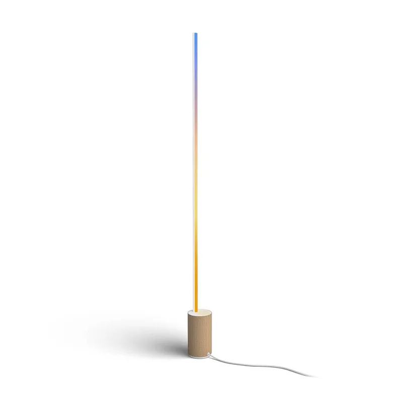 Gradient Signe Eik LED vloerlamp de Philips Hue en Blanc, Licht eiken – photo du produit