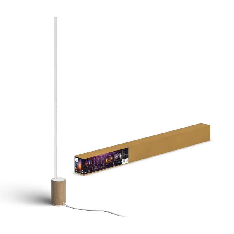 Gradient Signe Eik LED vloerlamp by Philips Hue in White, Licht eiken – product photo 2 of 5