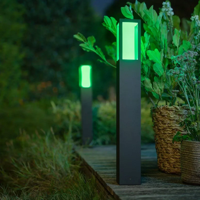 IMPRESS LED tuinpadverlichting, RGBW, smart fra Philips Hue i Sort, Hvid – produktbillede 2 af 3