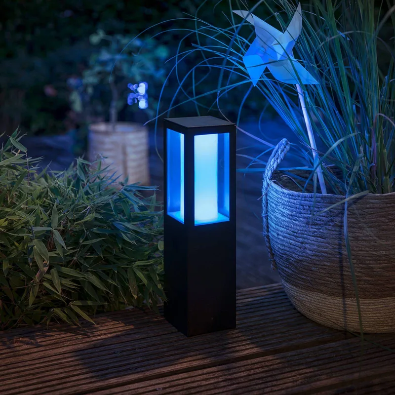 Impress sokkellamp, zwart, RGBW by Philips Hue in Black, White – product photo 5 of 5