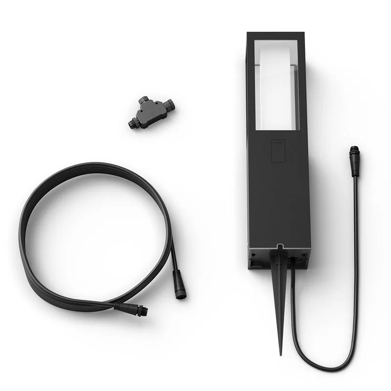 Impress sokkellamp, zwart, RGBW by Philips Hue in Black, White – product photo 2 of 5