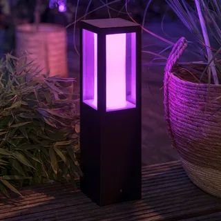 Impress sokkellamp, zwart, RGBW by Philips Hue in Black, White – product photo 3 of 5