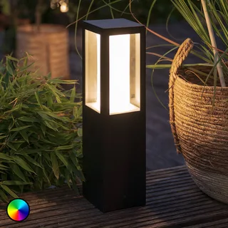 Impress sokkellamp, zwart, RGBW by Philips Hue in Black, White – product photo 1 of 5
