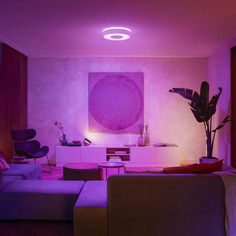 Infuse LED plafondlamp, dimbaar, 38,1 cm von Philips Hue in Weiß – Produktfoto 2 von 5