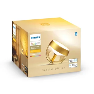 Iris WACA LED tafellamp, goud by Philips Hue in Gold, Transparent – product photo 1 of 5