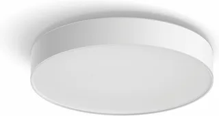 LED Deckenleuchte White Ambiance Devere, für Badezimmer Größe L, 3300lm, Abschaltautomatik, Bluetooth, CCT - über Fernbedienung, Dimmer, Dimmfunktion, Einschlafhilfe, Farbsteuerung, Farbwechsel, Fernbedienung, Infrarot inkl., Memory, nach Trennung vom Netz, Nachtlichtfunktion, Smar by Philips Hue in White – product photo 3 of 5