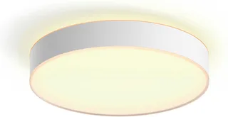 LED Deckenleuchte White Ambiance Devere, für Badezimmer Größe L, 3300lm, Abschaltautomatik, Bluetooth, CCT - über Fernbedienung, Dimmer, Dimmfunktion, Einschlafhilfe, Farbsteuerung, Farbwechsel, Fernbedienung, Infrarot inkl., Memory, nach Trennung vom Netz, Nachtlichtfunktion, Smar by Philips Hue in White – product photo 1 of 5