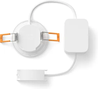 LED Deckenspot Slim Downlight Einbauleuchte, Abschaltautomatik, Bluetooth, CCT - über Fernbedienung, Dimmer, Dimmfunktion, Farbsteuerung, Farbwechsel, Leuchtdauer einstellbar, Memoryfunktion, Nachtlichtfunktion, RGB, Smart Home, Timerfunktion, Weckerfunktion, dimmbar über Fernbedienung fra Philips Hue i Hvid – produktbillede 3 af 5