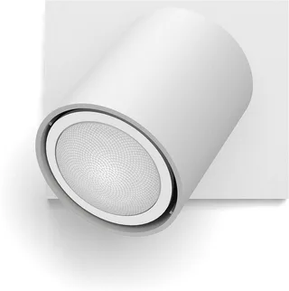 LED Deckenspot White Ambiance Runner 1er Aufbauspot, Abschaltautomatik, Bluetooth, CCT - über Fernbedienung, Dimmfunktion, Einschlafhilfe, Farbsteuerung, Farbwechsel, Memory, nach Trennung vom Netz, Nachtlichtfunktion, Smart Home, Timerfunktion, Weckerfunktion, dimmbar über Fernbedienung by Philips Hue in White – product photo 3 of 5