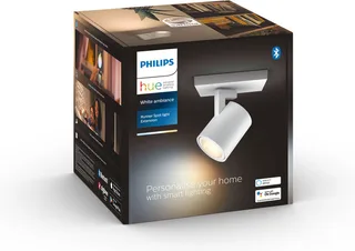 LED Deckenspot White Ambiance Runner 1er Aufbauspot, Abschaltautomatik, Bluetooth, CCT - über Fernbedienung, Dimmfunktion, Einschlafhilfe, Farbsteuerung, Farbwechsel, Memory, nach Trennung vom Netz, Nachtlichtfunktion, Smart Home, Timerfunktion, Weckerfunktion, dimmbar über Fernbedienung by Philips Hue in White – product photo 5 of 5