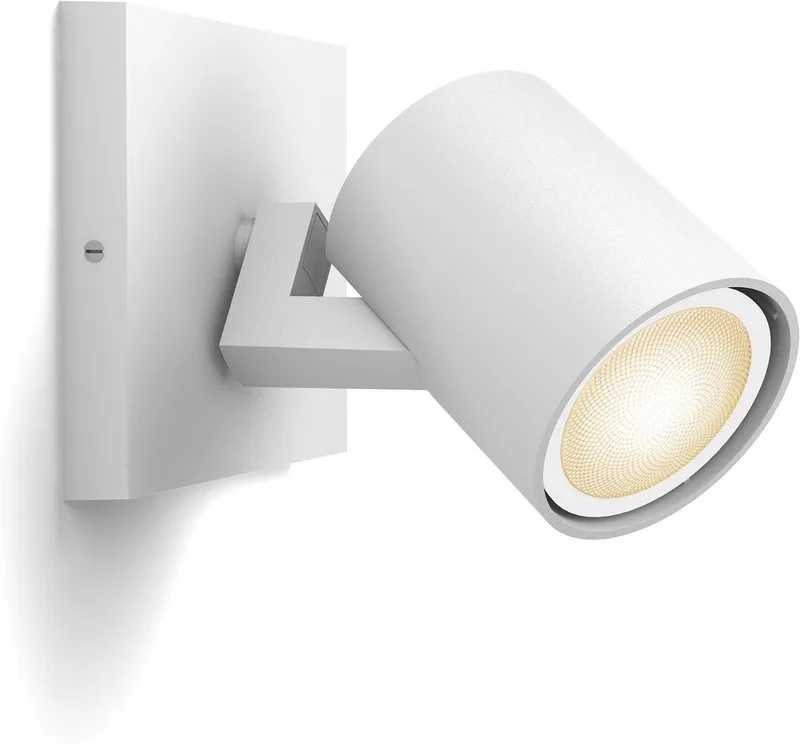 LED Deckenspot White Ambiance Runner 1er Aufbauspot, Abschaltautomatik, Bluetooth, CCT - über Fernbedienung, Dimmfunktion, Einschlafhilfe, Farbsteuerung, Farbwechsel, Memory, nach Trennung vom Netz, Nachtlichtfunktion, Smart Home, Timerfunktion, Weckerfunktion, dimmbar über Fernbedienung by Philips Hue in White – product photo 1 of 5