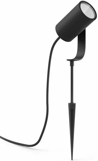 LED Gartenstrahler White & Color Ambiance Lily Spot 1 flg. Erweiterung, Abschaltautomatik, Bluetooth, CCT - über Fernbedienung, Dimmfunktion, Farbsteuerung, Farbwechsel, Leuchtdauer einstellbar, Memoryfunktion, Nachtlichtfunktion, RGB, Smart Home, Timerfunktion, dimmbar über Fern van Philips Hue in Zwart – productfoto 4 van 5