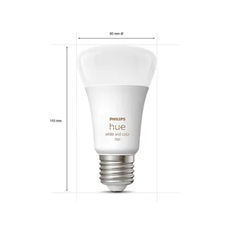 LED-lampa 2x E27 8,1 W CCT RGB Bridge Pro från Philips Hue – produktbild 3 av 4
