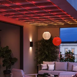 LED lichtketting, CCT RGB 40m by Philips Hue in Black, White – product photo 2 of 5