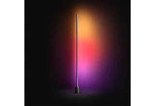LED Stehlampe Play Stehleuchte, 135 cm, RGBW, Weiß & Farbverläufe, smartes Licht, Abschaltautomatik, Bluetooth, CCT - über Fernbedienung, Dimmer, Dimmfunktion, Farbsteuerung, Farbwechsel, Leuchtdauer einstellbar, Memoryfunktion, Nachtlichtfunktion, RGB, Smart Home, Timerfunktion, Weckerf by Philips Hue in Black – product photo 4 of 5