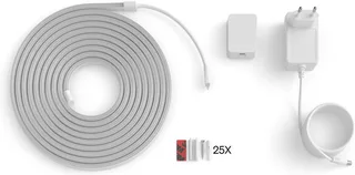 LED-Streifen Essential Flex Gradient LED-Streifen RGBIC farbfähig, lebendige Farben, flexible Innenbeleuchtung, komp. mit gängigen Smart-Home-Assistenten från Philips Hue i Vit – produktbild 3 av 5