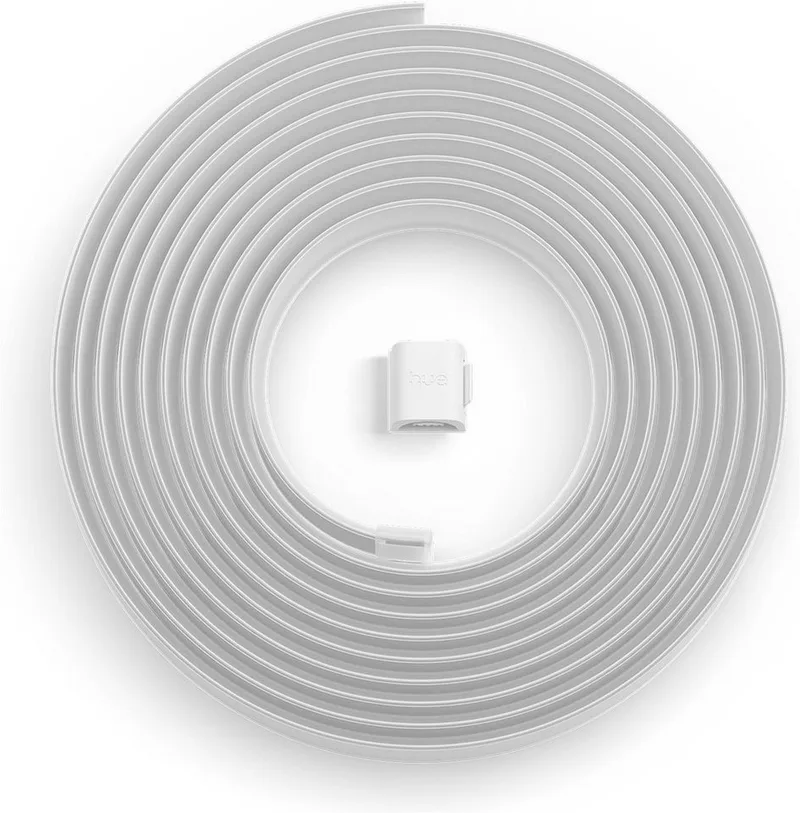LED-Streifen Flux Gradient LED-Streifen Zubehör, steuerbar per App, RGBWWIC, Verlängerungs-Set, Farbverläufe, selbstklebend, kürzbar by Philips Hue in White – product photo 3 of 5