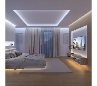 LED-Streifen Flux Gradient LED-Streifen Zubehör, steuerbar per App, RGBWWIC, Verlängerungs-Set, Farbverläufe, selbstklebend, kürzbar by Philips Hue in White – product photo 5 of 5