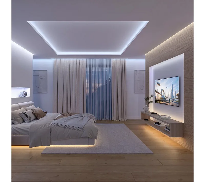 LED-Streifen Flux Gradient LED-Streifen Zubehör, steuerbar per App, RGBWWIC, Verlängerungs-Set, Farbverläufe, selbstklebend, kürzbar by Philips Hue in White – product photo 5 of 5