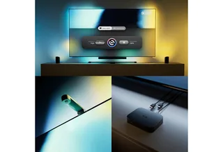LED-Streifen Play Gradient Lightstrip Pro wahlweise für 65/85/100 Zoll TV, Zuschneidbar, RGBWWIC, weiche Farbverläufe, TV-Synchronisation by Philips Hue in Black – product photo 3 of 5
