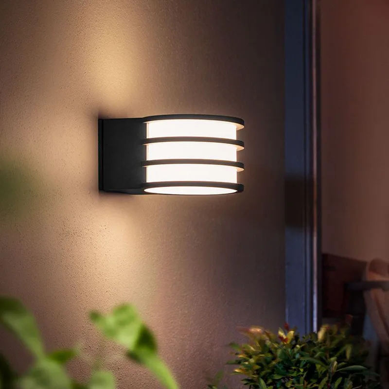 Lucca Buiten Wandlamp Hue White Antracit fra Philips Hue – produktbillede