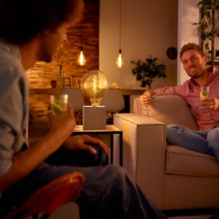 Philips Vintage hanglamp E27, roségoud de Philips Hue en Noir, Roségoud – photo du produit 5 sur 5