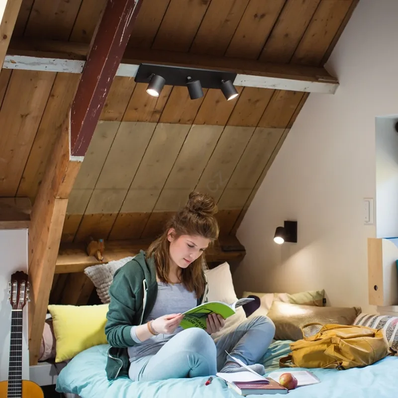 Runner Bar/Tube 3x5,5 White Amb. Black van Philips Hue – productfoto