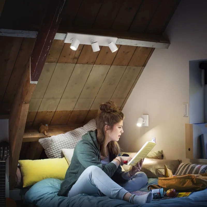 Runner LED-spot, 3-lamps, dimschakelaar by Philips Hue in White – product photo 3 of 5