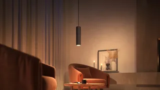 Schienensystem-Leuchten Perifo Schienensystem Erweiterungs-Pendel, Dimmfunktion, LED fest integriert, Farbwechsler, 510 lm, 2000-6500 K, Leuchtdauer 25.000 Stunden, Made in Europe de Philips Hue en Noir – photo du produit 3 sur 5