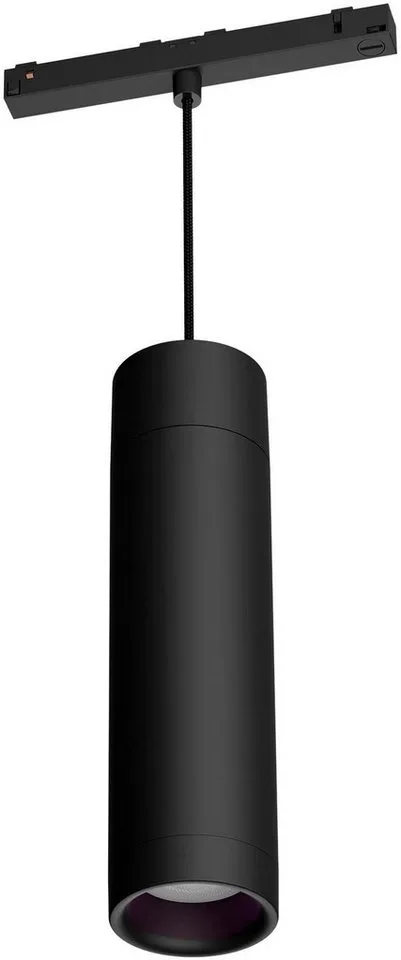 Schienensystem-Leuchten Perifo Schienensystem Erweiterungs-Pendel, Dimmfunktion, LED fest integriert, Farbwechsler, 510 lm, 2000-6500 K, Leuchtdauer 25.000 Stunden, Made in Europe de Philips Hue en Noir – photo du produit 4 sur 5