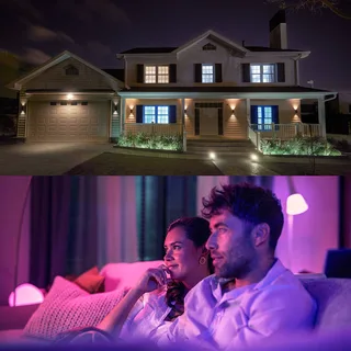 Smart LED lamp E27 A60, 8 W, RGB CCT, set van 3 by Philips Hue – product photo 5 of 5