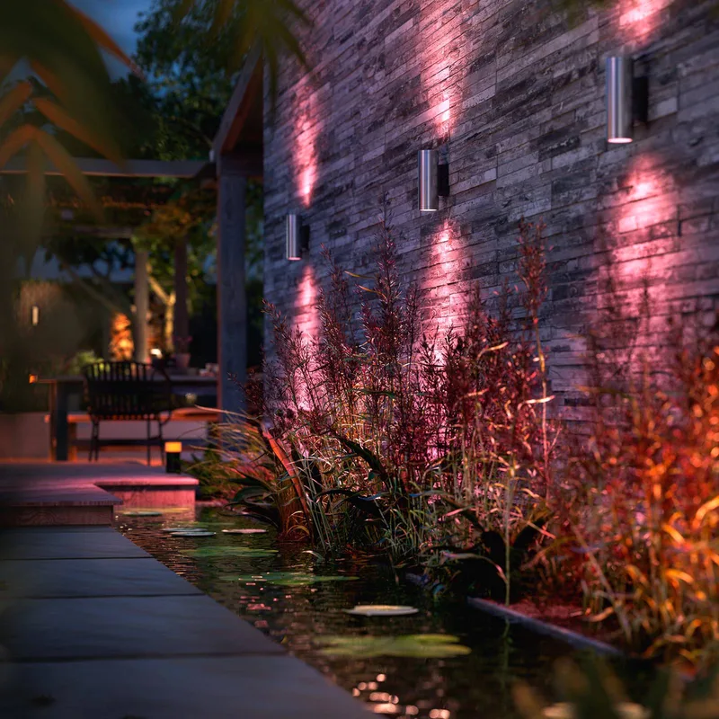 WACA Appear buitenwandlamp by Philips Hue in Roestvrij staal – product photo 2 of 5
