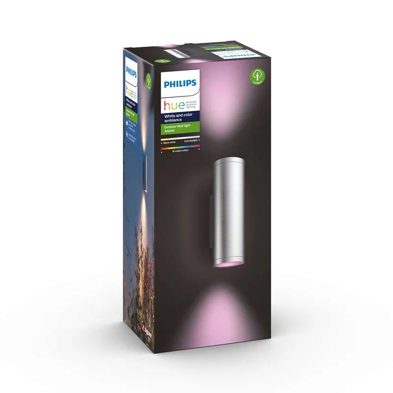 WACA Appear buitenwandlamp by Philips Hue in Roestvrij staal – product photo 4 of 5