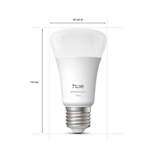 WACA Smart E27 LED, 8,1 W, 1100 lm, CCT, RGB från Philips Hue – produktbild 3 av 5
